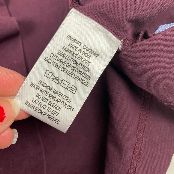 Robert Graham Short Sleeve Polo Shirt Men’s Medium Classic Fit Burgundy - Picture 9 of 10